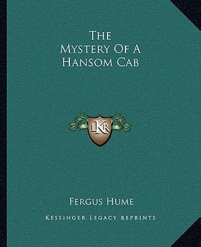 portada the mystery of a hansom cab (en Inglés)