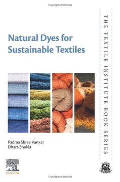 portada Natural Dyes for Sustainable Textiles (The Textile Institute Book Series) (en Inglés)