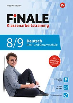 portada Finale Klassenarbeitstraining für die Real- und Gesamtschule: Deutsch 8 / 9 (in German)