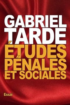 portada Études pénales et sociales