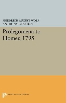 portada Prolegomena to Homer, 1795 (Princeton Legacy Library) (en Inglés)