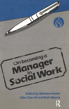 portada On Becoming a Manager in Social Work