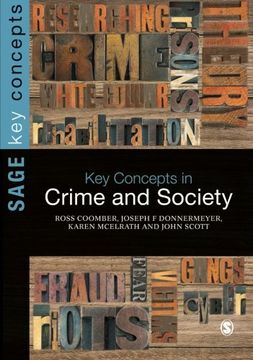 portada Key Concepts in Crime and Society (Sage key Concepts Series) (en Inglés)