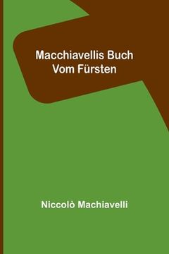 portada Macchiavellis Buch vom Fürsten (in German)
