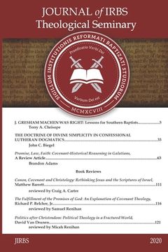 portada Journal of IRBS Theological Seminary 2020 (en Inglés)