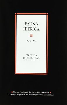 portada Fauna ibérica. Vol. 25. Annelida polychaeta I