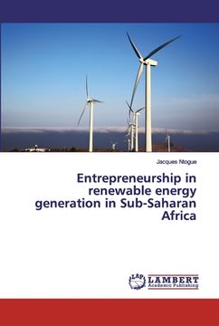 portada Entrepreneurship in renewable energy generation in Sub-Saharan Africa (in English)