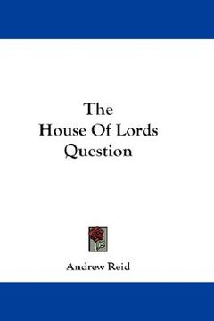 portada the house of lords question (en Inglés)