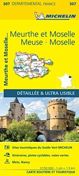portada Meuse Meurthe-Et-Moselle Moselle - Michelin Local map 307: Map