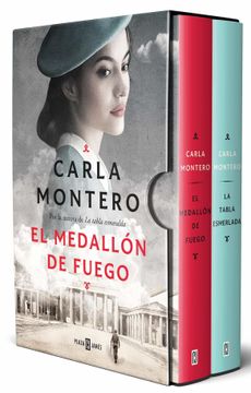 portada Pack Carla Montero con: El medallón de fuego | La tabla esmeralda (in Spanish)