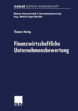 portada Finanzwirtschaftliche Unternehmensbewertung (en Alemán)