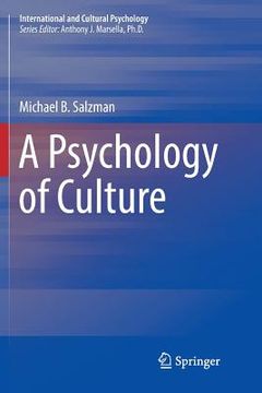 portada A Psychology of Culture (in English)