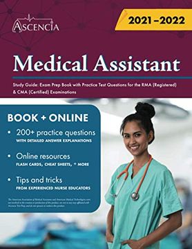 portada Medical Assistant Study Guide: Exam Prep Book With Practice Test Questions for the rma (Registered) & cma (Certified) Examinations (in English)