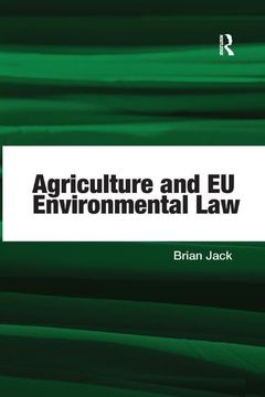portada Agriculture and EU Environmental Law (en Inglés)