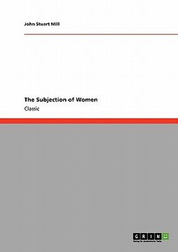 portada the subjection of women (in English)