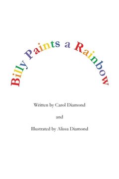 portada Billy Paints a Rainbow (en Inglés)