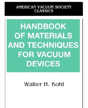 portada handbook of materials and techniques for vacuum devices (en Inglés)