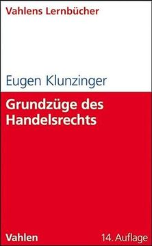 portada Grundzüge des Handelsrechts (en Alemán)