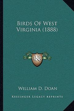 portada birds of west virginia (1888) (en Inglés)