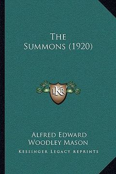 portada the summons (1920) (en Inglés)