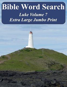 portada Bible Word Search Luke Volume 7: King James Version Extra Large Jumbo Print