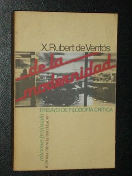 portada De la Modernidad (2ª Ed. )