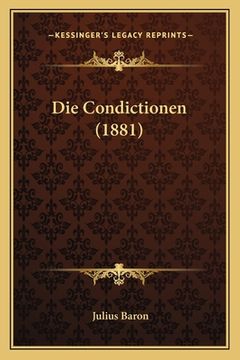 portada Die Condictionen (1881) (in German)