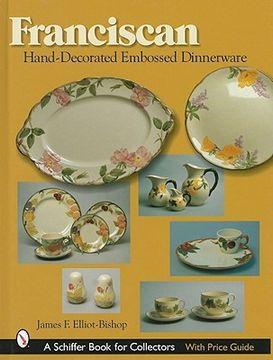 portada franciscan hand-decorated embossed dinnerware