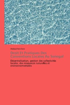 portada Droit Et Pratiques Des Conventions Locales Au Senegal