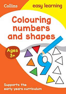 portada Collins Easy Learning Preschool - Colouring Numbers and Shapes Early Years Age 3+ (in English)
