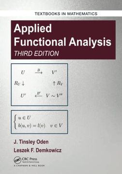 portada Applied Functional Analysis (Textbooks in Mathematics) (en Inglés)