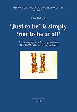 portada Just to be' is Simply 'not to be at All' (en Inglés)