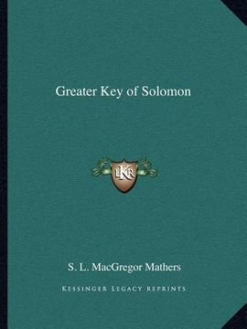portada greater key of solomon (en Inglés)