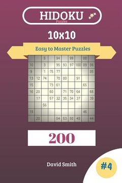 portada Hidoku Puzzles - 200 Easy to Master Puzzles 10x10 Vol.4 (in English)