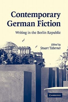 portada Contemporary German Fiction Paperback (Cambridge Studies in German) (en Inglés)