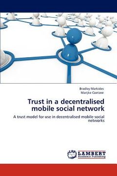 portada trust in a decentralised mobile social network (en Inglés)