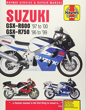 portada Suzuki Gsx-R600 '97 to '00 - Gsx-R750 '96 to '99 (Haynes Service & Repair Manual) (en Inglés)