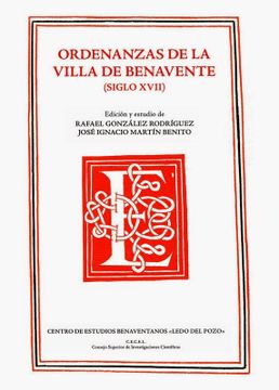 portada Ordenanzas de la Villa de Benavente (Siglo Xvii)