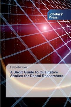 portada A Short Guide to Qualitative Studies for Dental Researchers (en Inglés)