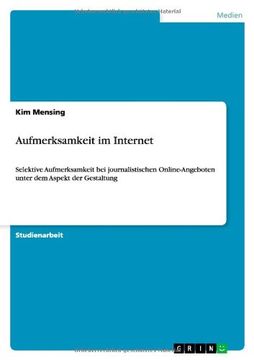 portada Aufmerksamkeit Im Internet (German Edition)