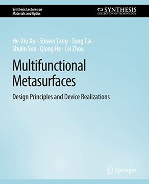 portada Multifunctional Metasurfaces: Design Principles and Device Realizations (in English)