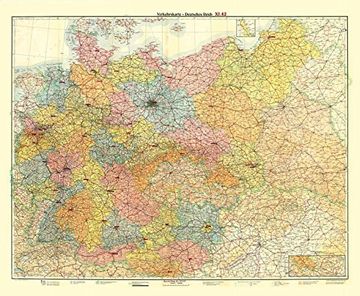 portada Historische Übersichtskarte: Deutsches Reich - Verkehrskarte - November 1942 (in German)