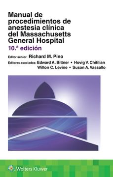 portada Manual de Procedimientos de Anestesia Clínica del Massachusetts General Hospital (in Spanish)