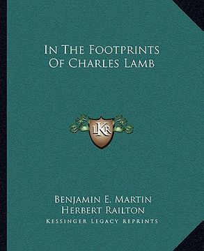 portada in the footprints of charles lamb (en Inglés)