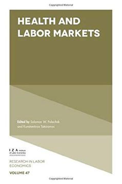 portada Health and Labor Markets (Research in Labor Economics) (en Inglés)