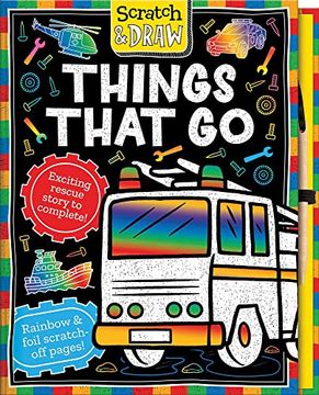 portada Scratch and Draw Things That go (en Inglés)