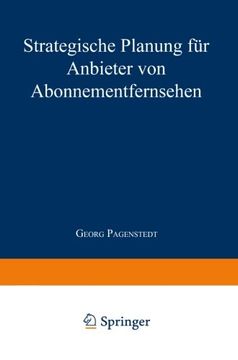 portada Strategische Planung für Anbieter von Abonnementfernsehen (Gabler Edition Wissenschaft) (German Edition)