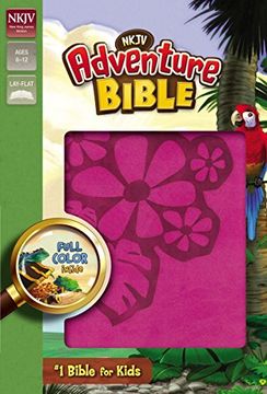 portada Nkjv, Adventure Bible, Leathersoft, Pink, Full Color (en Inglés)