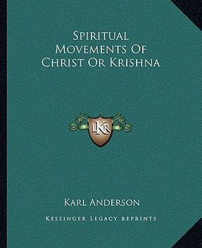 portada spiritual movements of christ or krishna