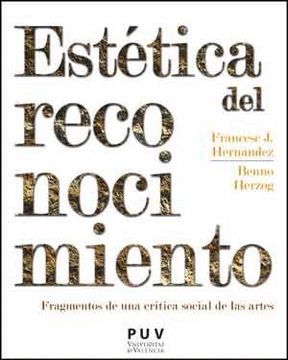 portada Estética del Reconocimiento (Estètica&Crítica) (in Spanish)